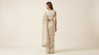 Ivory Whisper Pure Organza Saree