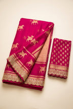 Rani Gulnaar Bangalore Silk Saree