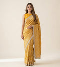 Sunheri Noor Pure Khaddi Silk Saree