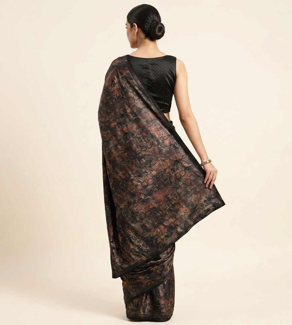Ember Jewel Saree