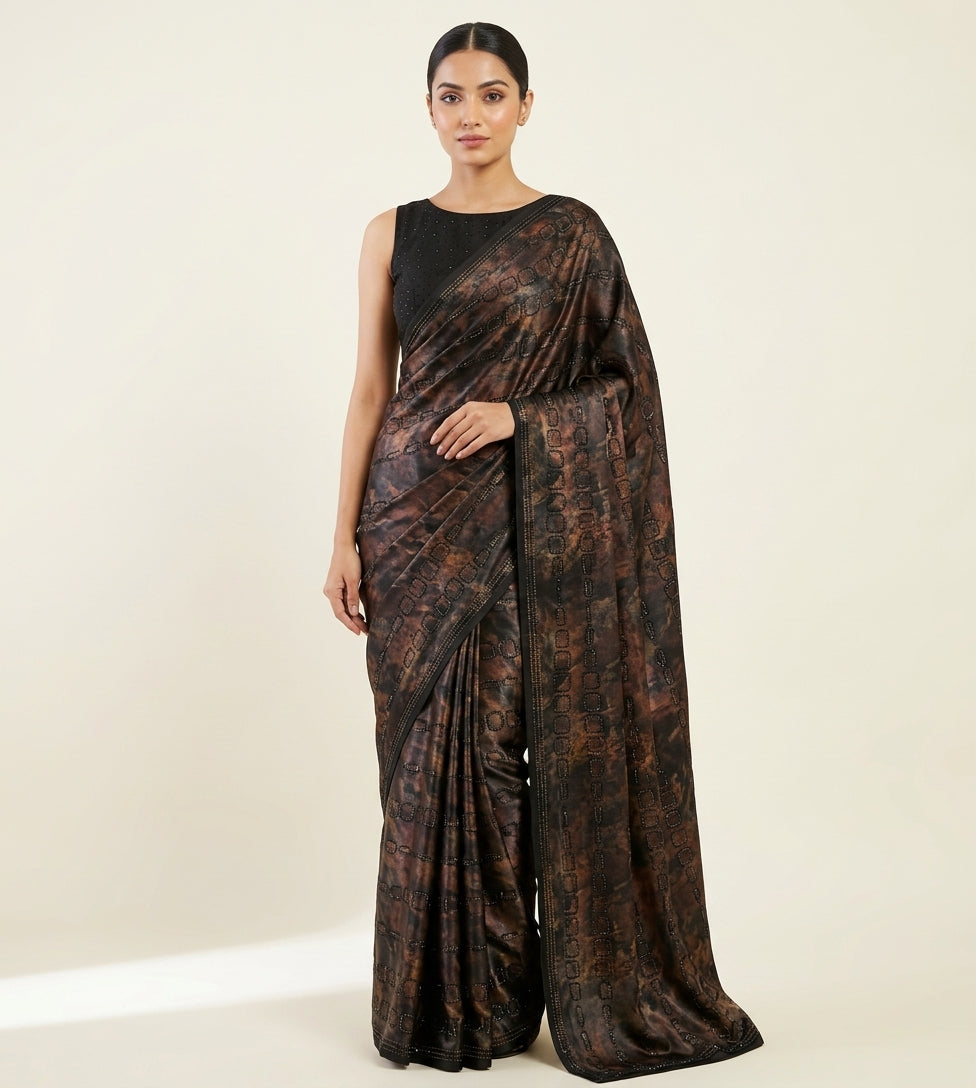 Ember Jewel Saree