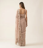 Rose Gold Tissue Saree