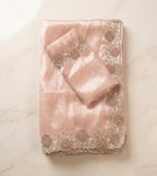 Rose Gold Tissue Saree