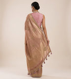 Rosewood Zari Tissue Saree