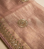 Rosewood Zari Tissue Saree