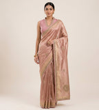 Rosewood Zari Tissue Saree