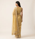 Mehrnoor Gold Tissue Saree