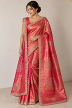 Zariya Jamawar Silk Saree