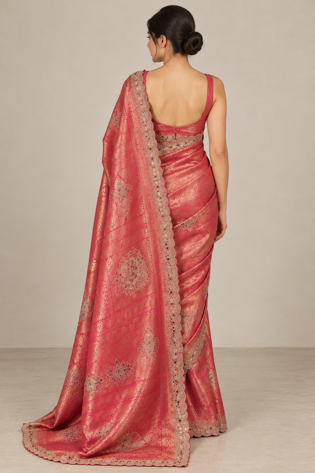 Zariya Jamawar Silk Saree