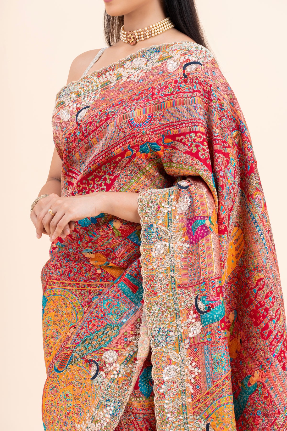 Rang Mahal Jamawar Silk Saree