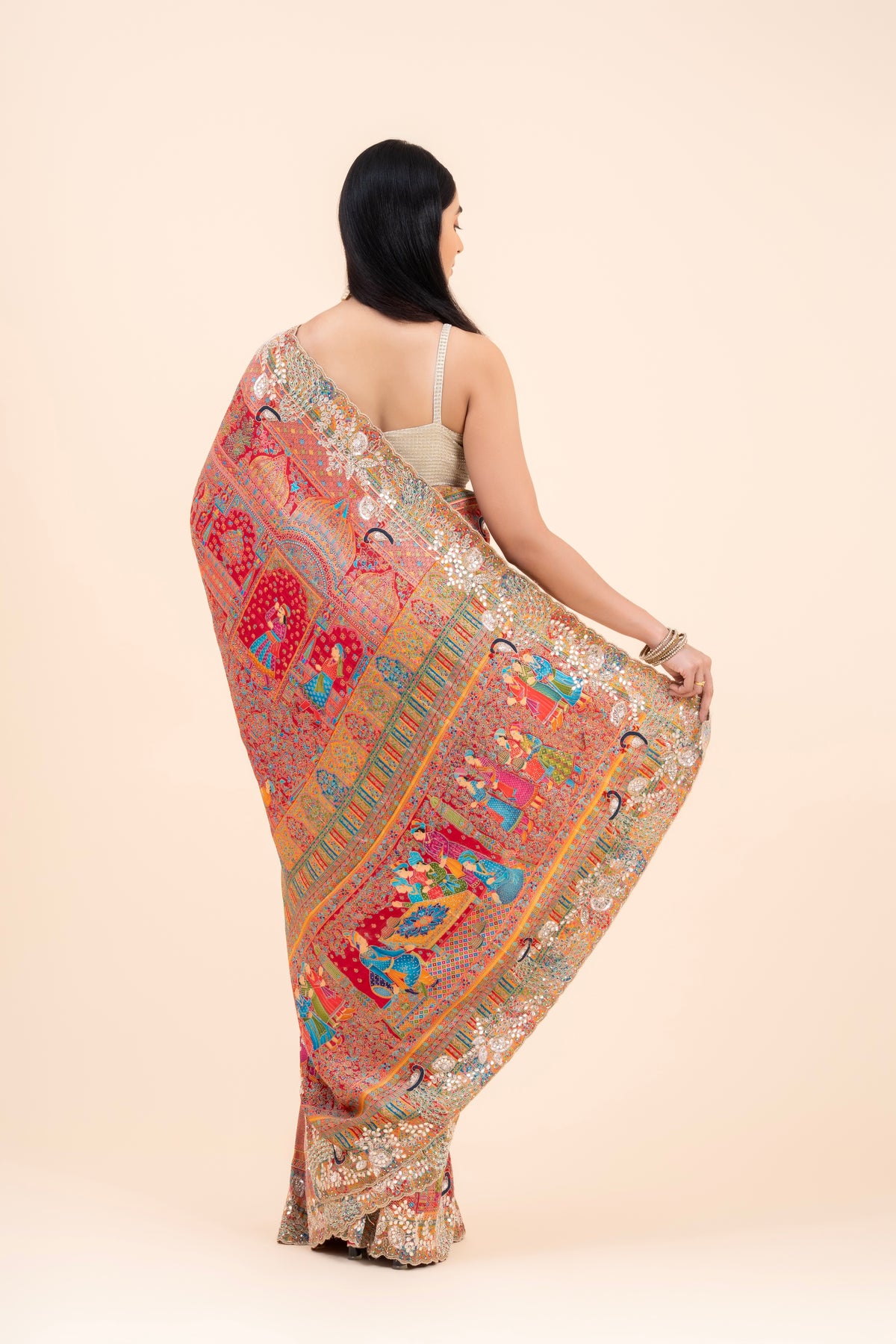Rang Mahal Jamawar Silk Saree