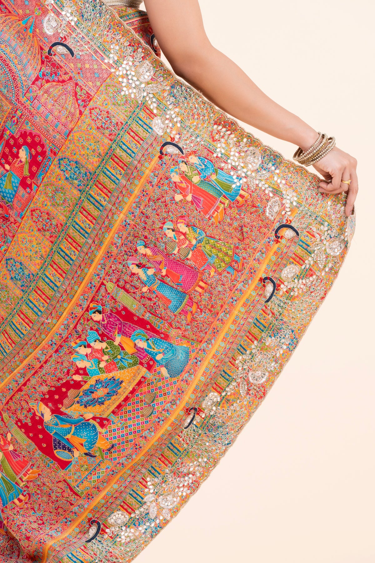Rang Mahal Jamawar Silk Saree