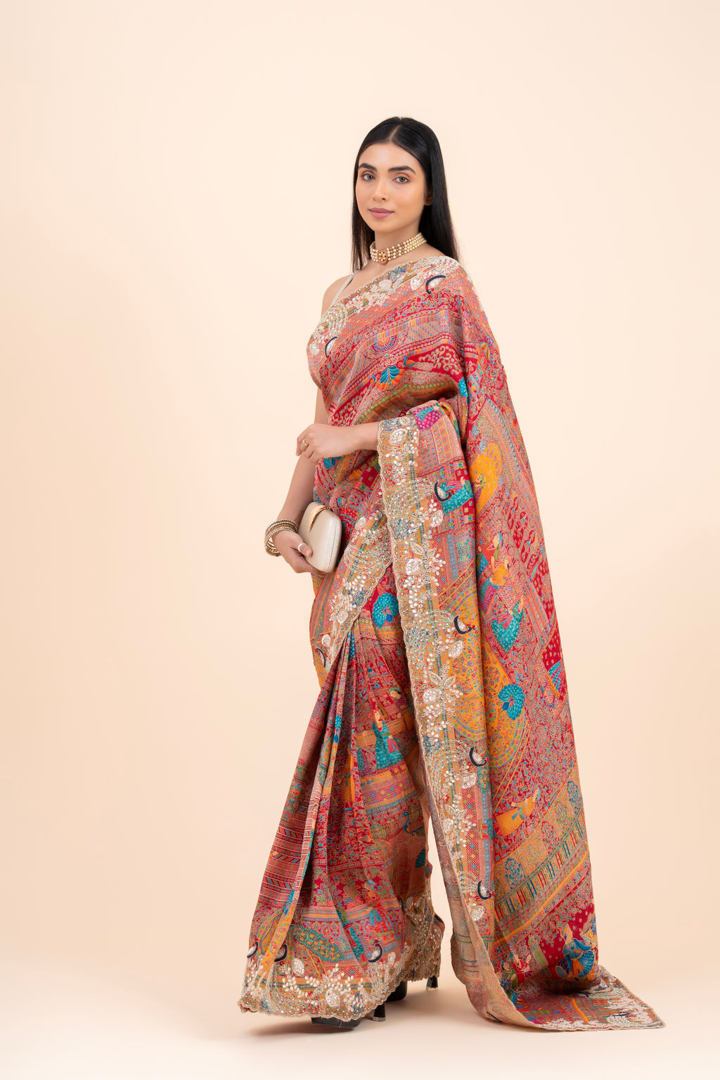 Rang Mahal Jamawar Silk Saree