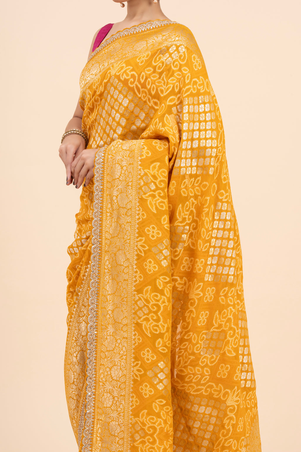 Sunheri Noor Pure Khaddi Silk