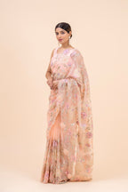 Nooré Blush Pure Organza Saree