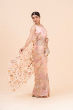 Nooré Blush Pure Organza Saree