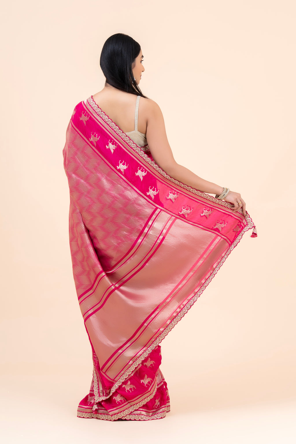 Rani Gulnaar Bangalore Silk Saree
