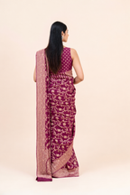 Gulnaar Khaddi Silk Saree