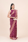 Gulnaar Khaddi Silk Saree