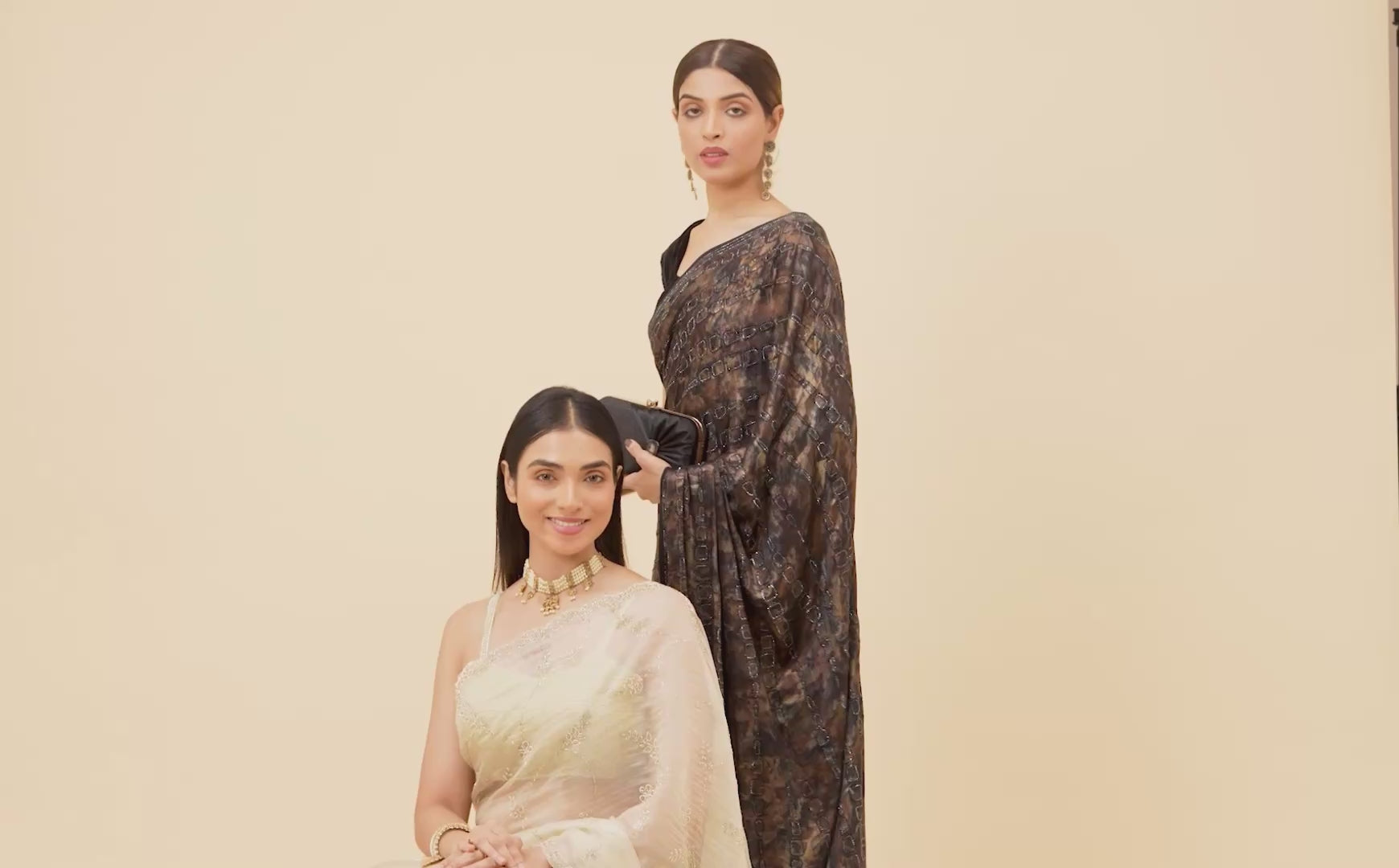 House of Myra ready-to-wear sarees