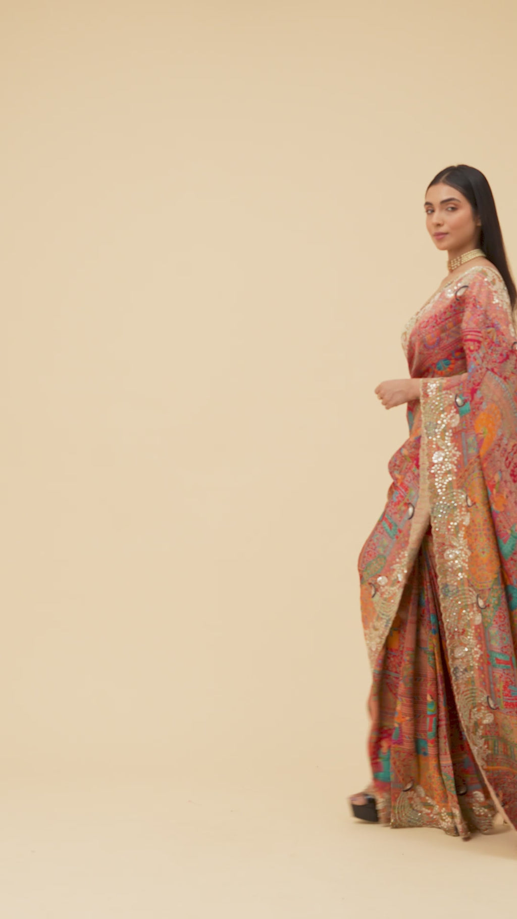 Rang Mahal Jamawar Silk Saree